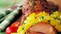 Cedar-Smoked Pork Loin with Pineapple Salsa Cedar-Smoked Pork Loin with Pineapple Salsa