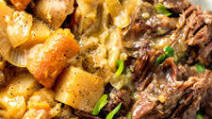 Easy Instant Pot Pot Roast and Veggies (Whole30, Paleo, GF) Easy Instant Pot Pot Roast and Veggies (Whole30, Paleo, GF)