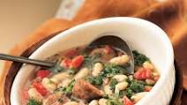 White Bean-Sausage Soup White Bean-Sausage Soup
