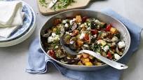 Roasted vegetables with herbs and feta Roasted vegetables with herbs and feta