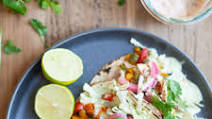 Easy Air Fried Fish Tacos Easy Air Fried Fish Tacos