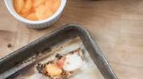 Mandarin Bruschetta with Prosciutto and Mozzarella Mandarin Bruschetta with Prosciutto and Mozzarella