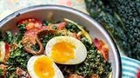 Paleo Kale Caesar Salad With Cherry Tomatoes Paleo Kale Caesar Salad With Cherry Tomatoes