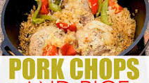 Pork Chops And Rice Dutch Oven Camping Recipe Pork Chops And Rice Dutch Oven Camping Recipe