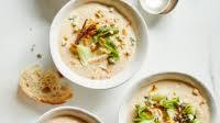 Roast cauliflower & almond soup Roast cauliflower & almond soup