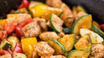 Cajun Chicken Vegetable Skillet Cajun Chicken Vegetable Skillet