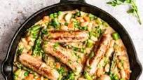 Healthy Creamy Chicken Sausage Skillet Healthy Creamy Chicken Sausage Skillet