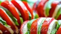 Caprese Salad with Fresh New Presentation Caprese Salad with Fresh New Presentation