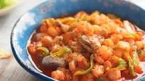 Pozole rojo vegetariano Pozole rojo vegetariano