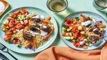 Beef Koftas Roasted Vegetable Bulgur Wheat and Yoghurt Beef Koftas Roasted Vegetable Bulgur Wheat and Yoghurt