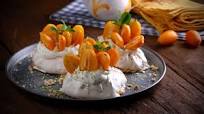 Pavlova de kumquat y avellanas tostadas Dulce Hogar Ep: 5 Pavlova de kumquat y avellanas tostadas Dulce Hogar Ep: 5