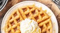 Caramel Churro Waffles Caramel Churro Waffles