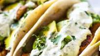 Spicy Chicken and Avocado tacos with Creamy Cilantro Lime Sauce Spicy Chicken and Avocado tacos with Creamy Cilantro Lime Sauce