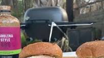 Pulled Pork Sandwiches with Cabbage Slaw and Cousin Vinegar Pulled Pork Sandwiches with Cabbage Slaw and Cousin Vinegar