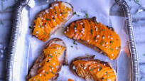 Persimmon Bruschetta Persimmon Bruschetta
