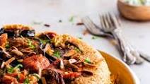 Maqluba (Makloubeh) with Lamb (Arabic rice dish) Maqluba (Makloubeh) with Lamb (Arabic rice dish)