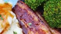 Roasted pork belly slices Roasted pork belly slices