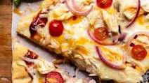 Grilled BBQ Chicken Pizza with Hot Honey Butter Grilled BBQ Chicken Pizza with Hot Honey Butter