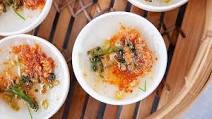 Savoury steamed rice cakes (bánh bèo) Savoury steamed rice cakes (bánh bèo)