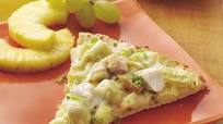 Cheesy Chicken and Artichoke Pizza Cheesy Chicken and Artichoke Pizza