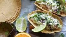 Crockpot Mojo Chicken Tacos with Jalapeño Avocado Crema Crockpot Mojo Chicken Tacos with Jalapeño Avocado Crema
