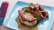 Seared Pork Chops with Roasted Sweet Potato Salad Seared Pork Chops with Roasted Sweet Potato Salad