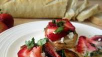 Strawberry, Basil & Goat Cheese Bruschetta Strawberry, Basil & Goat Cheese Bruschetta