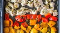 Healthy Sheet Pan Greek Chicken & Veggies Healthy Sheet Pan Greek Chicken & Veggies