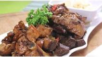 Chicken, Pork and Beef Adobo with Atcharang Papaya Chicken, Pork and Beef Adobo with Atcharang Papaya