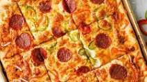 Sheet Pan Pizza With Dough Made From Scratch Sheet Pan Pizza With Dough Made From Scratch