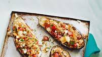 Stuffed aubergines Stuffed aubergines