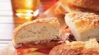 Turkey Focaccia Club Turkey Focaccia Club