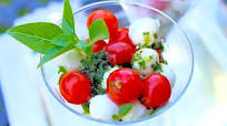 Mini Caprese Salad Mini Caprese Salad
