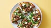 Beefy Spanakopitza with Spinach & Feta Beefy Spanakopitza with Spinach & Feta