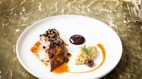 Roast Yorkshire grouse with creamed root vegetables, stuffed cabbage and elderberries Roast Yorkshire grouse with creamed root vegetables, stuffed cabbage and elderberries