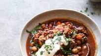 Moroccan Lamb Chili with Sweet Potatoes, Chickpeas and Kale Moroccan Lamb Chili with Sweet Potatoes, Chickpeas and Kale
