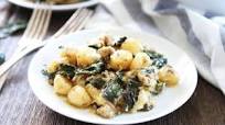 Baked Gnocchi with Sausage, Kale, and Pesto Baked Gnocchi with Sausage, Kale, and Pesto