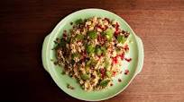 Curried Quinoa With Eggplant & Pomegranate Curried Quinoa With Eggplant & Pomegranate