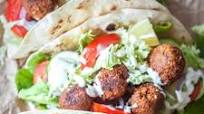 Crispy Falafel Hummus Wrap Crispy Falafel Hummus Wrap