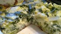 Crustless Onion, Spinach and Broccoli Quiche Crustless Onion, Spinach and Broccoli Quiche