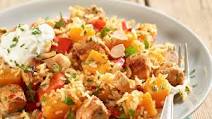 Harissa Pork and Pumpkin Pilaf Harissa Pork and Pumpkin Pilaf