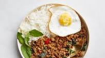Pad kra pao (Thai holy basil and pork stir-fry) Pad kra pao (Thai holy basil and pork stir-fry)