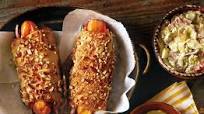 Pretzel-Crusted Dogs Pretzel-Crusted Dogs