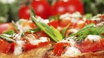 Bruschetta tomates mozzarella Bruschetta tomates mozzarella