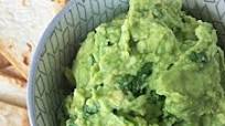 Guacamole and Homemade Tortilla Chips Guacamole and Homemade Tortilla Chips