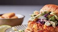 Chipotle Citrus Seafood Burger Chipotle Citrus Seafood Burger