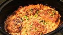 Slow Cooker Pork Chops & Rice Slow Cooker Pork Chops & Rice