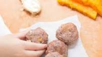 Butternut squash baby beef meatballs Butternut squash baby beef meatballs