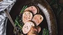 Garlic and Rosemary Baked Pork Tenderloin Garlic and Rosemary Baked Pork Tenderloin