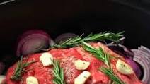 Slow Cooker Lamb with Rosemary and Garlic Slow Cooker Lamb with Rosemary and Garlic